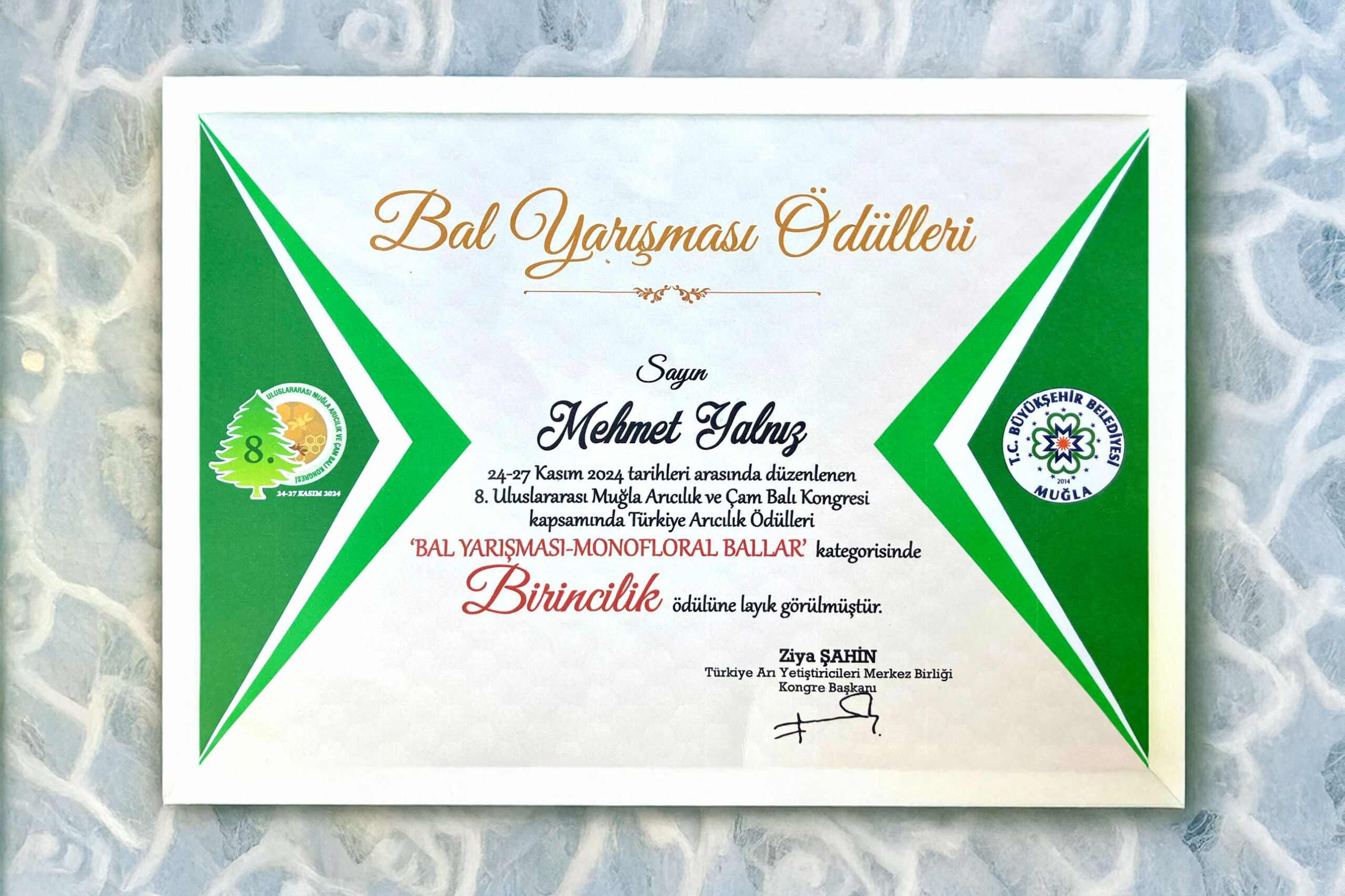 Bal Yarışması Birincilik Ödülü - Ödüllü Bal