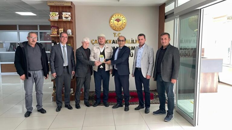 Bayramiç İda Bal’a Teşekkür Plaketi